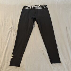 Under Armour Cold Gear Boys Fitted Leggings Size Youth Large
